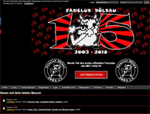 Tablet Screenshot of fanclub-doelbau.com